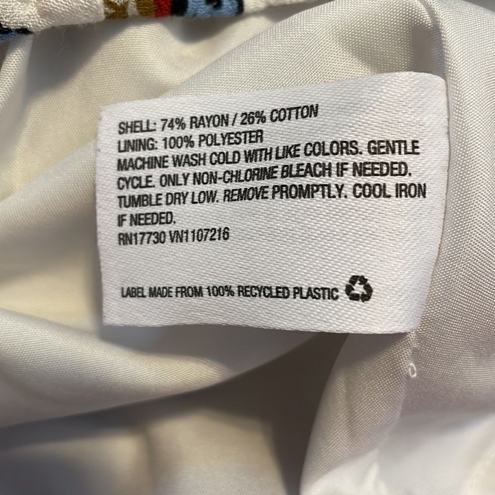 The Nines by Hatch Button Front Poplin Maternity Dress S - Picture 5 of 8